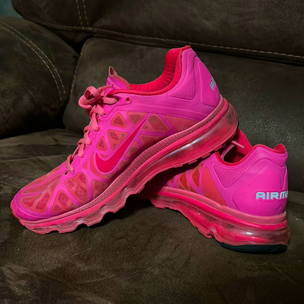 Nike AIRMAX FITSOLE2 Sneakers Air Cushioning Support Rare Hot Pink Size 7.5
